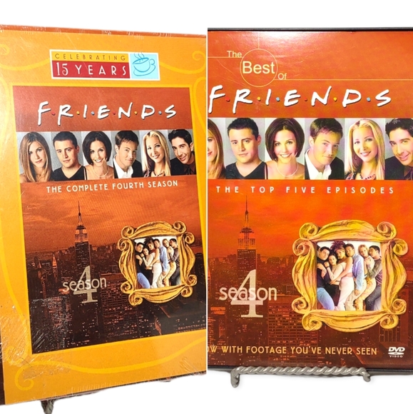Friends Season 4 DVD Set TV Sitcom Sealed Mathew Perry Unseen Scenes - Picture 9 of 11